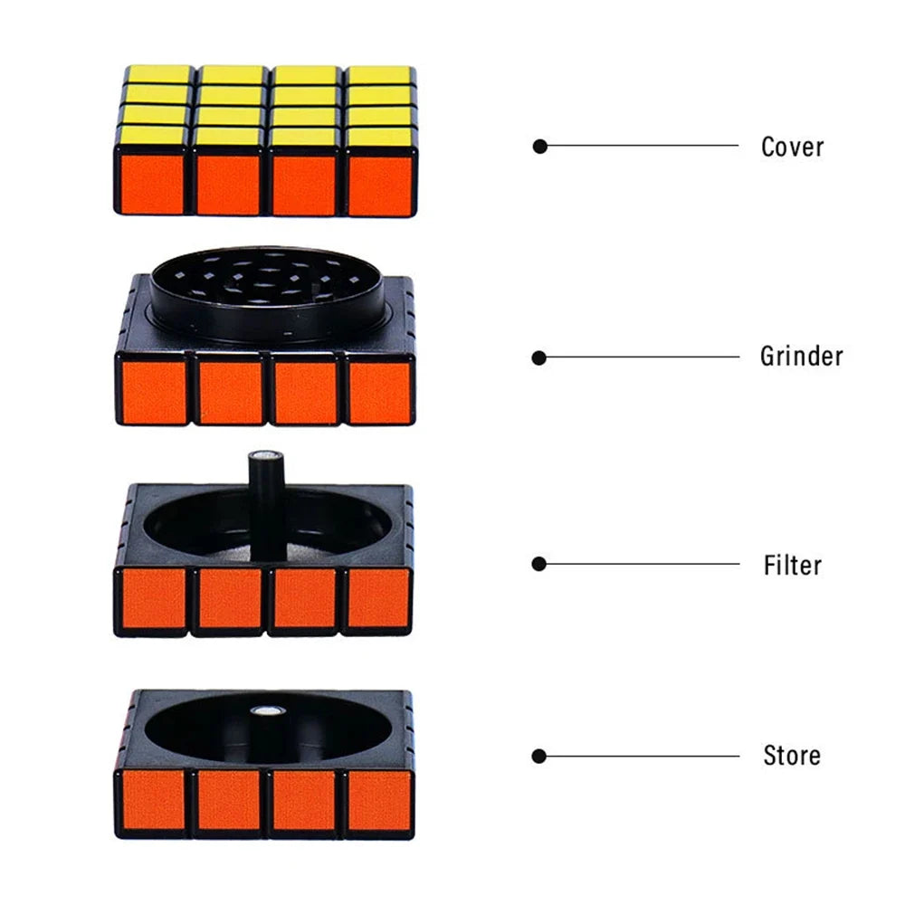 Magnetischer 4schicht Design Grinder