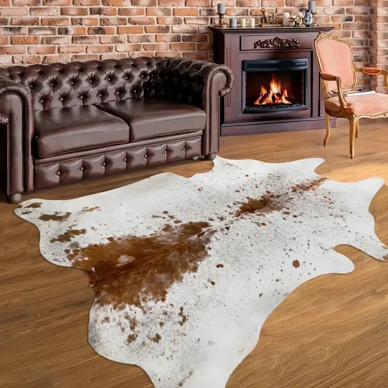 Kunstfellkuhfell Design Teppich