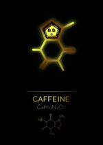 Neon Molecular Poster