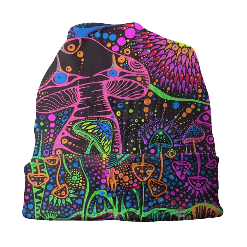 Psychedelic Skull Art Poster