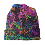Psychedelic Skull Art Poster