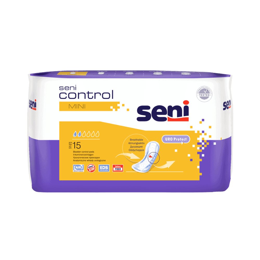Seni Control Mini Inkontinenzeinlage | Packung (15 Stück)