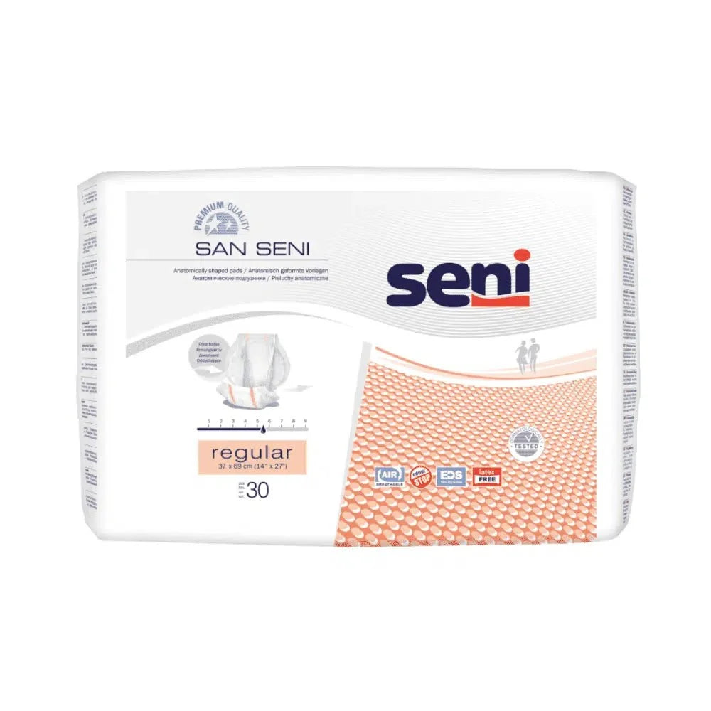 Seni San Regular Inkontinenzvorlage  | Packung (30 Stück)