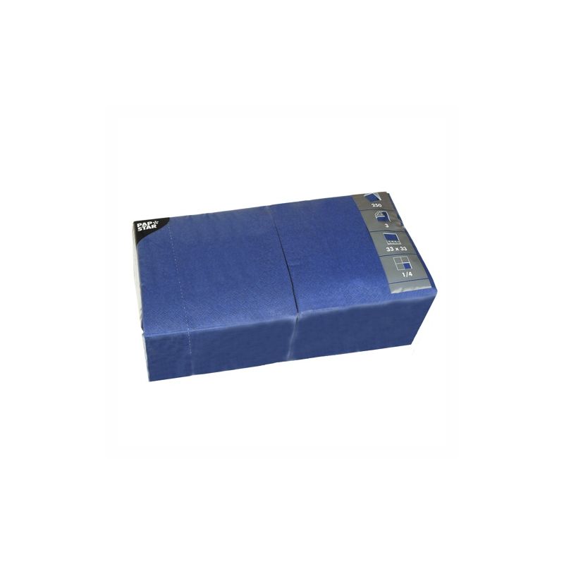 PAPSTAR 250 Servietten, 3-lagig 1/4-Falz