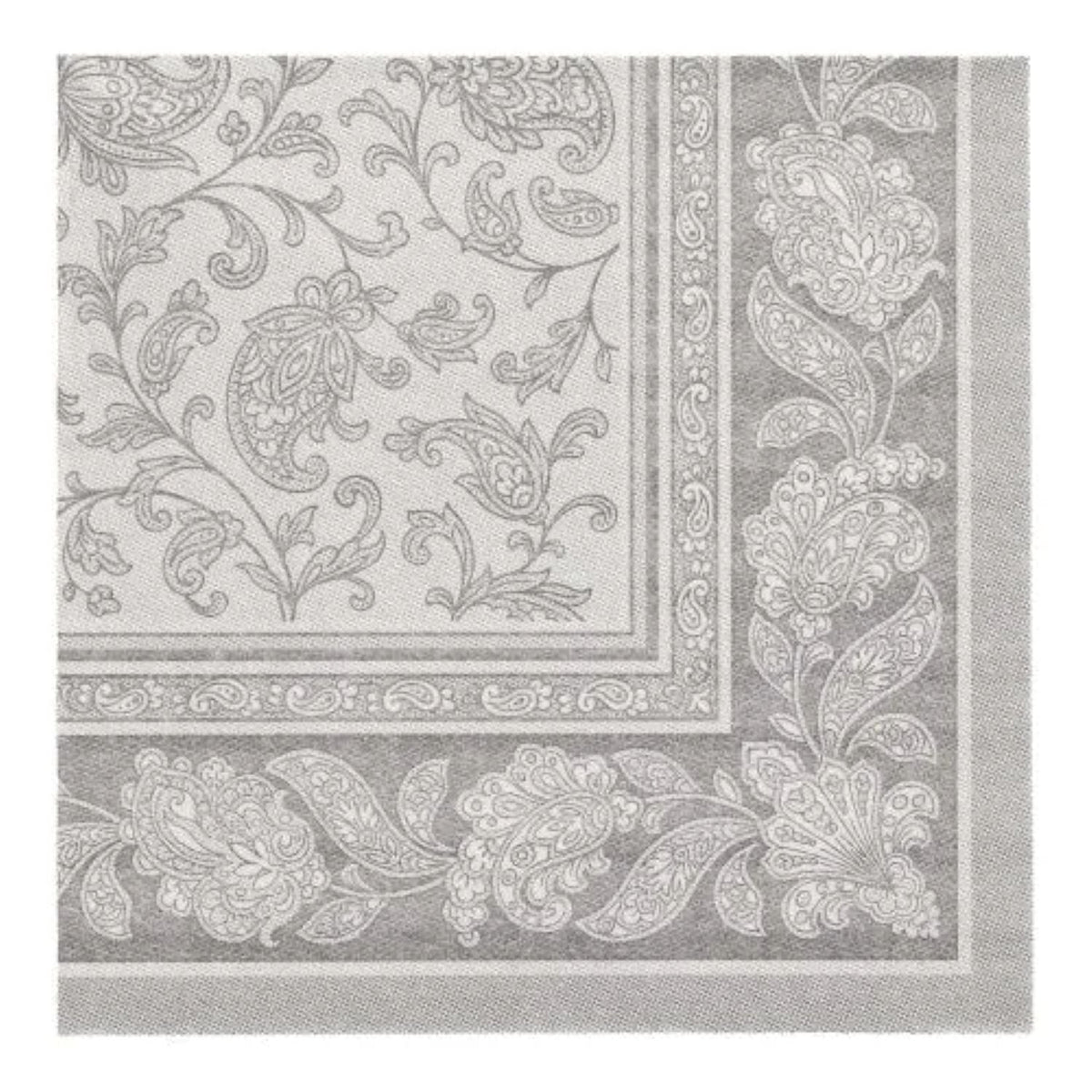 Servietten RC "Ornaments" 40x40cm/50Stk. | Grau