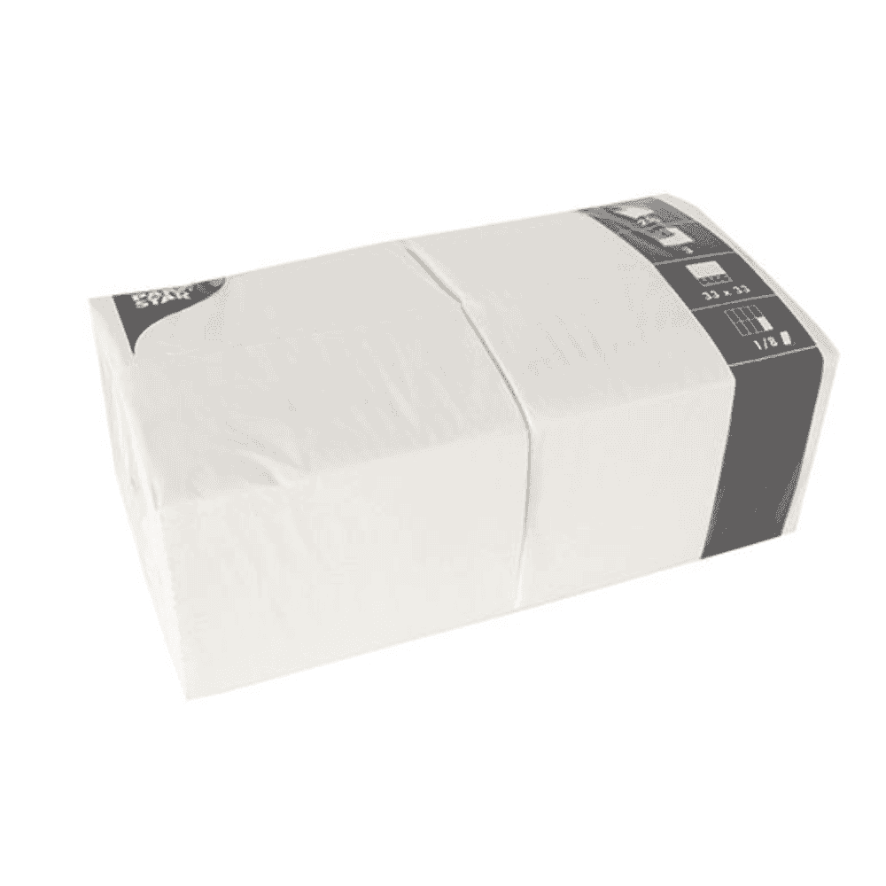 PAPSTAR 250 Servietten, 3-lagig 1/8-Falz