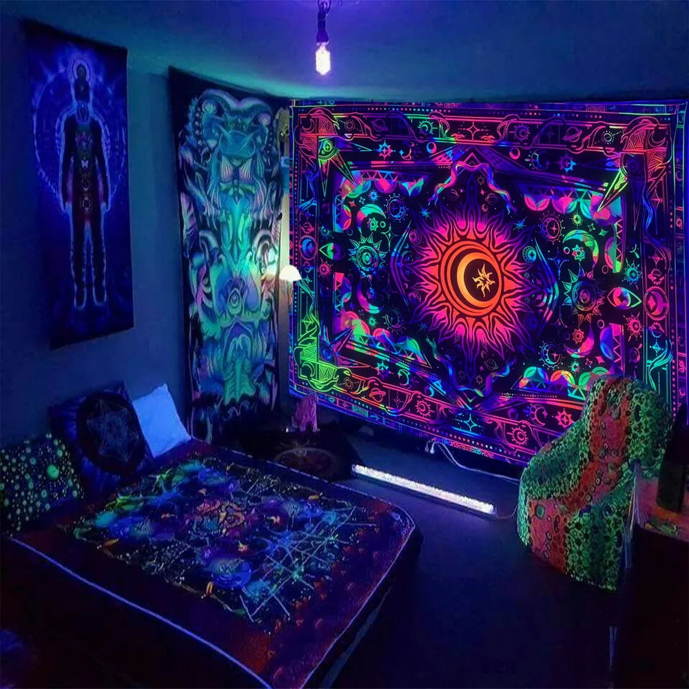 Monero UV Schwarzlichtposter