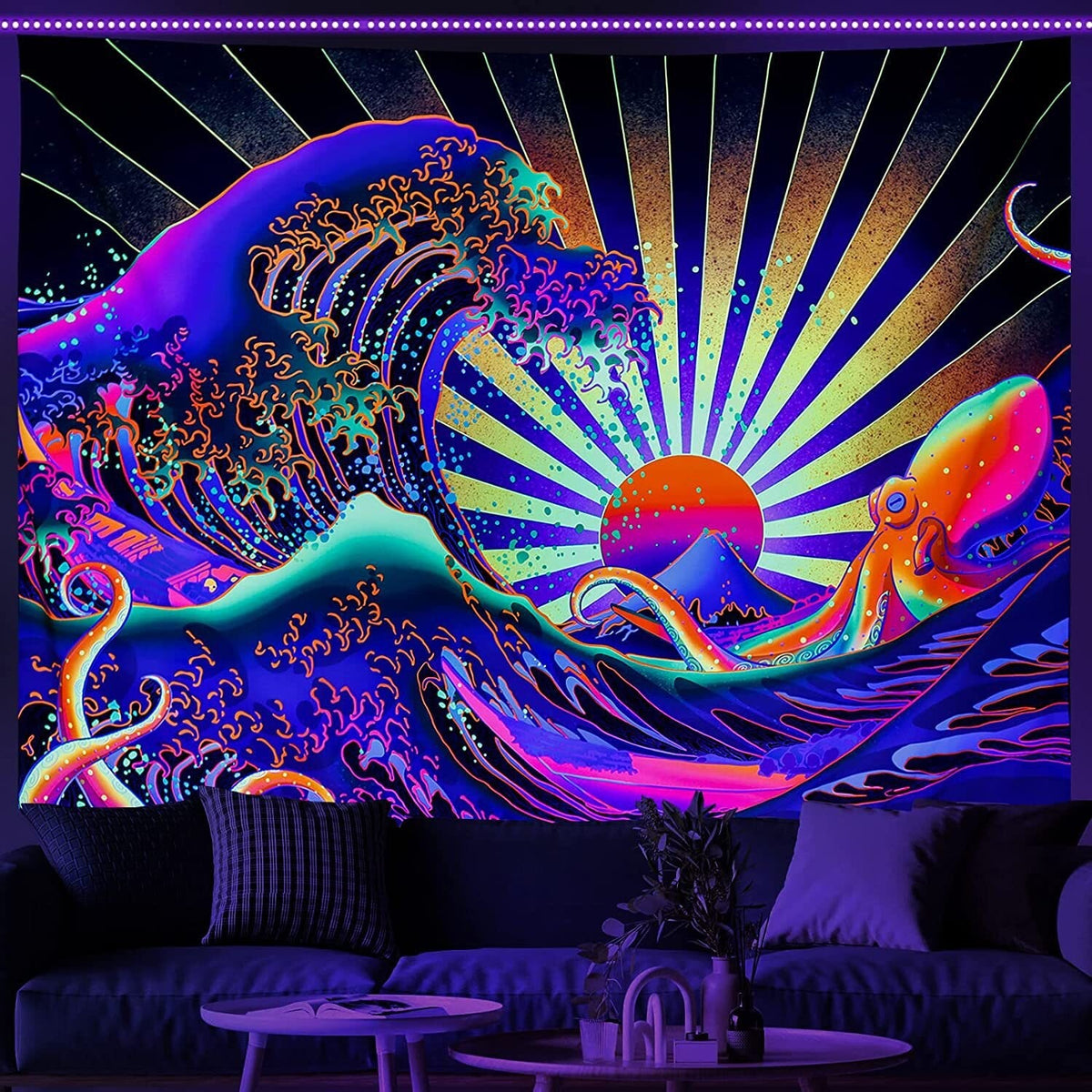 Black Liq Schwarzlichtposter