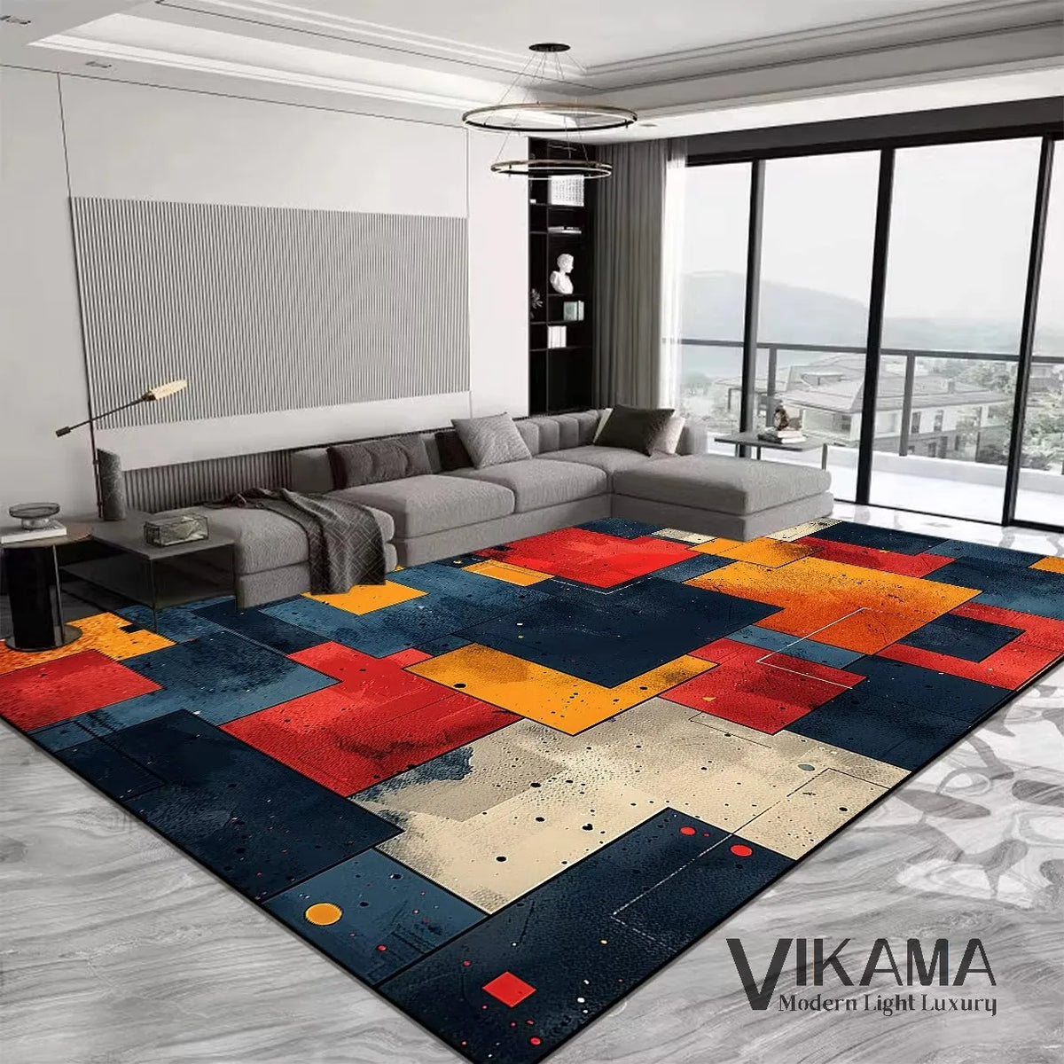 Abstract Luxury Rug Teppich
