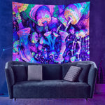 Psychedelic Hippie Schwarzlichtsposter
