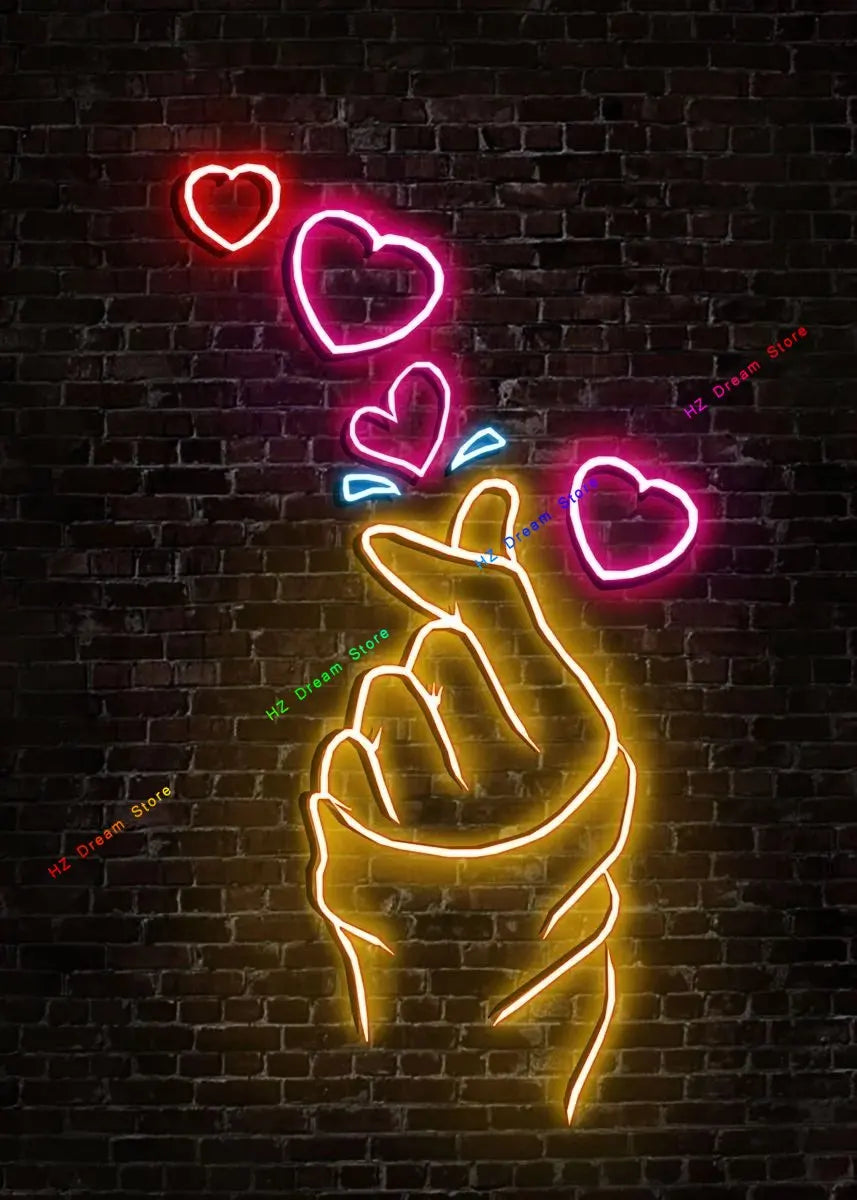 Neon Love Neon Poster