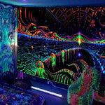 Fluorescent Tapestry Schwarzlichtposter