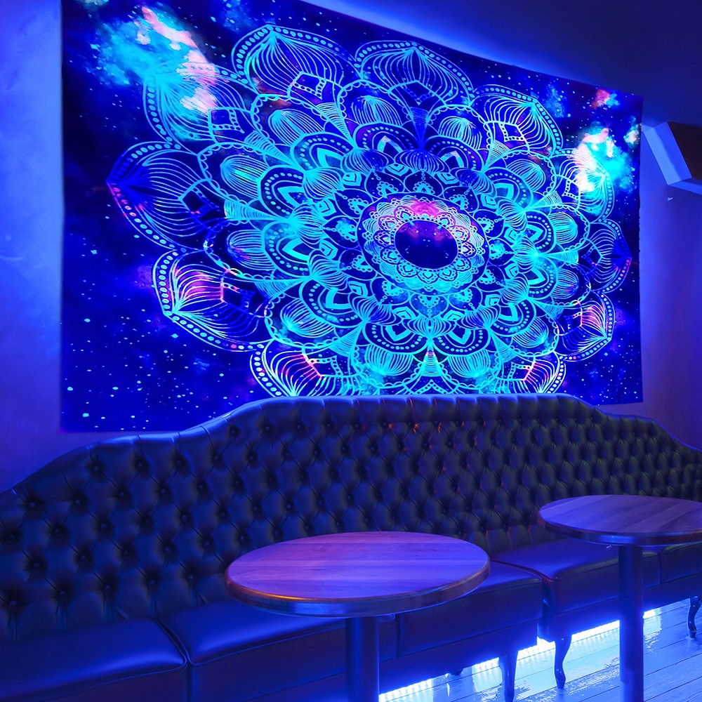 Boho Wall Schwarzlichtposter