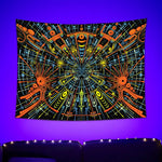 Aurorsin Psychedelisches Schwarzlichtposter