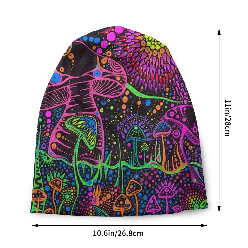 Psychedelic Skull Art Poster