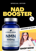 NMN 500mg – Nicotinamide Mononucleotide Capsules | Longevana