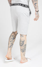 Loose Fit Jersey Shorts - Grey Marl