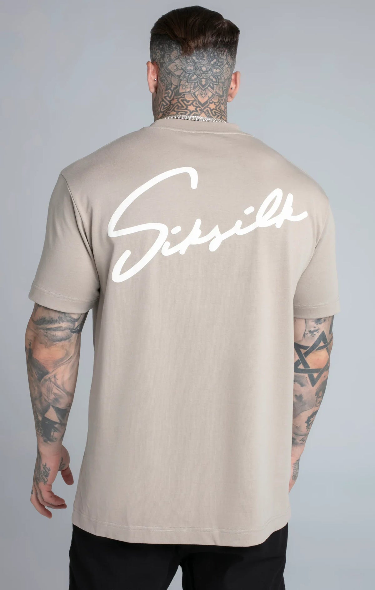 Script T-Shirt - Beige