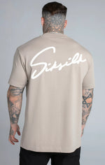 Script T-Shirt - Beige
