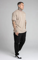 Script T-Shirt - Beige