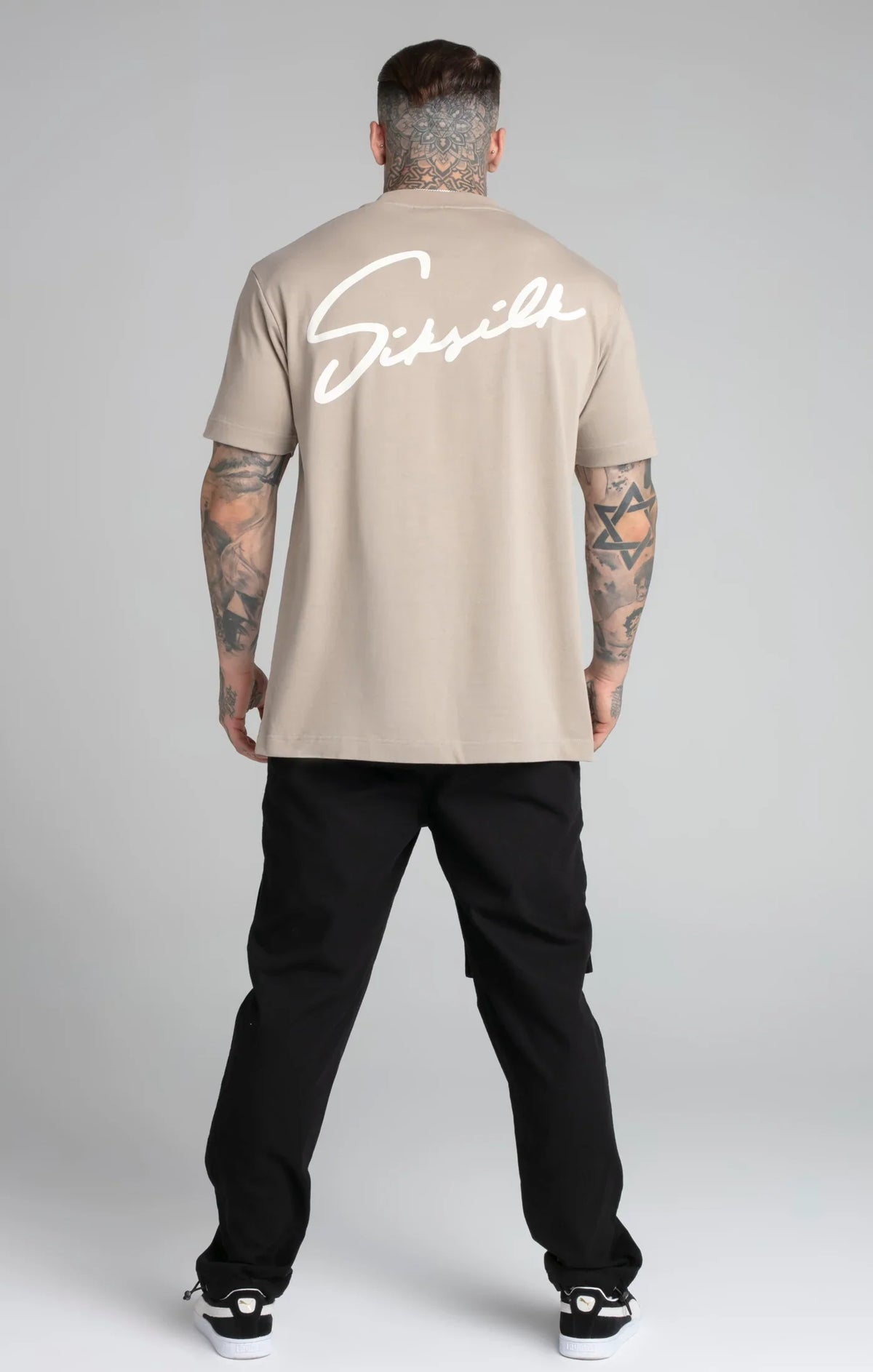Script T-Shirt - Beige