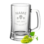 Montana Bierkrug mit Gravur "Smooth & Good Taste"