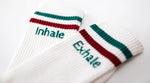 Socken mit Yoga-Motiv in 2 Varianten: Namasté Pink | Inhale Exhale