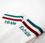 Socken mit Yoga-Motiv in 2 Varianten: Namasté Pink | Inhale Exhale