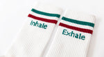 Socken mit Yoga-Motiv: Inhale Exhale | Namasté