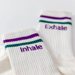 Socken mit Yoga-Motiv in 2 Varianten: Namasté Pink | Inhale Exhale