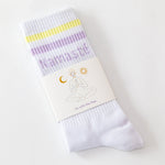 Socken mit Yoga-Motiv in 2 Varianten: Namasté Pink | Inhale Exhale