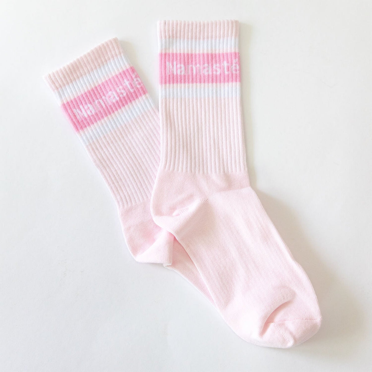 Socken mit Yoga-Motiv in 2 Varianten: Namasté Pink | Inhale Exhale
