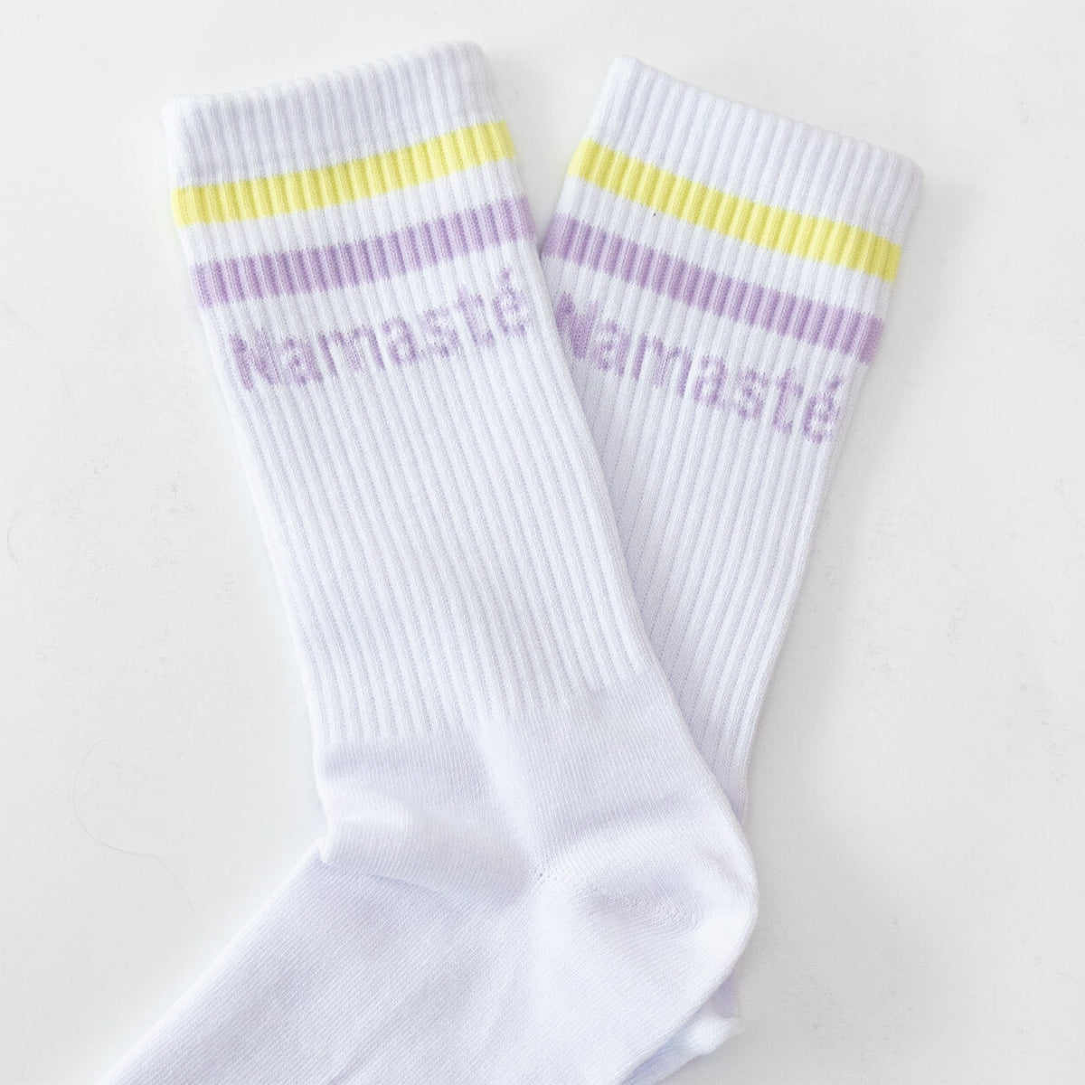 Socken mit Yoga-Motiv in 2 Varianten: Namasté Pink | Inhale Exhale