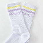 Socken mit Yoga-Motiv in 2 Varianten: Namasté Pink | Inhale Exhale