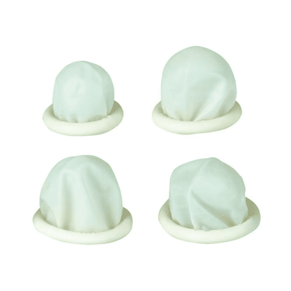 Soft-Hand Latexfingerlinge, Größe 3 - 100 Stück | Packung (100 Stück)