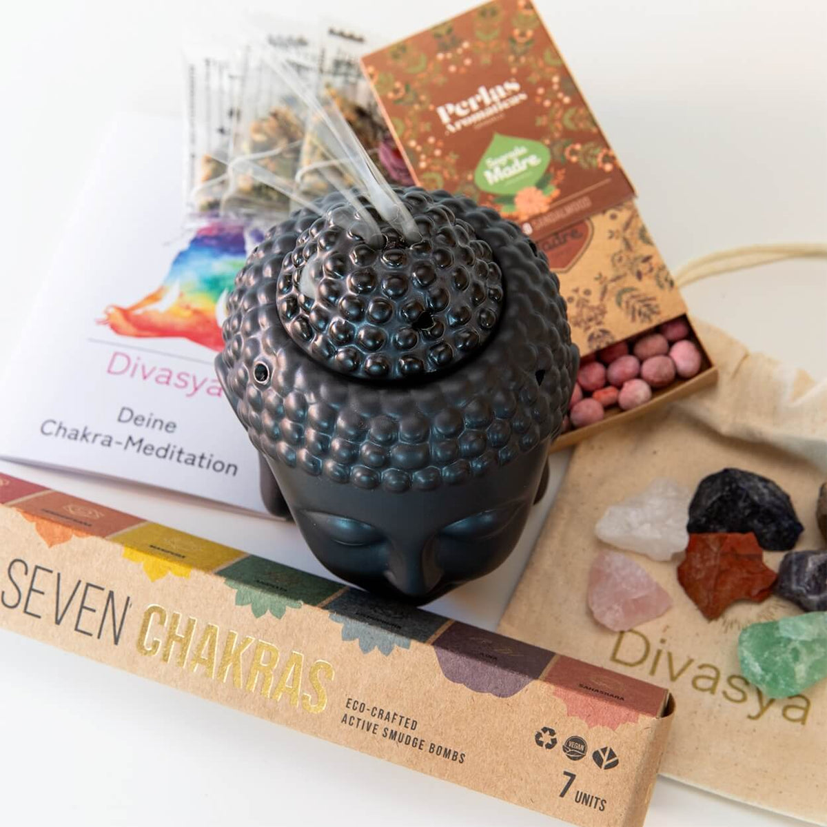 Geschenk Meditation │ Geschenkset für Chakra Meditation & Yoga