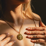 Kette mit Anhänger Mandala | vergoldet | I am enough