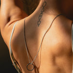 Kette mit Ring | silber | Inhale - Exhale