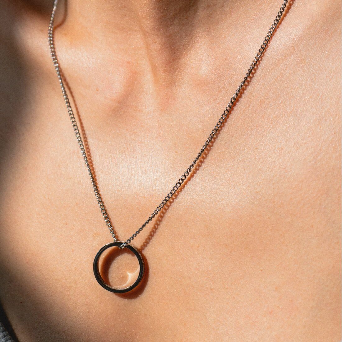 Kette mit Ring | silber | Good Karma comes back