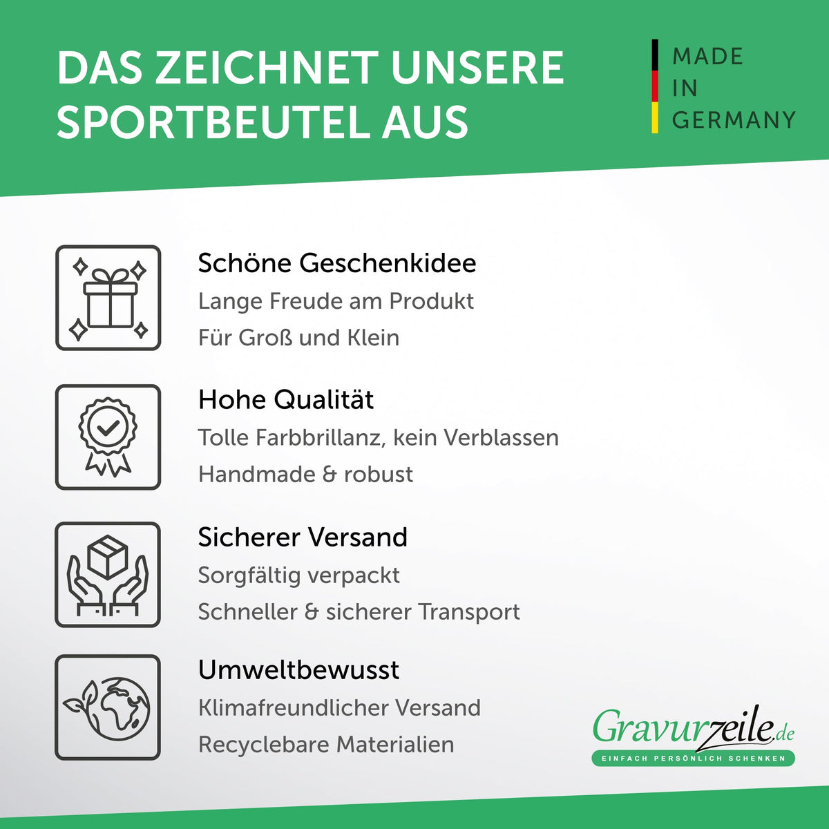 Bedruckter Turnbeutel für Kinder im Pegasus Design