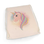 Bedruckter Turnbeutel für Kinder im Einhorn Design