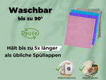 8x Elegance Putzlappen bunt - Reinigungstücher waschbar & nachhaltig