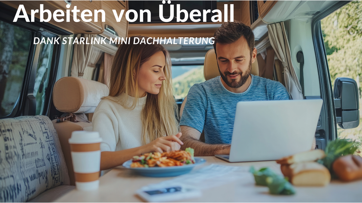 Starlink Mini Halterung für Wohnmobil Dach & Camper Van