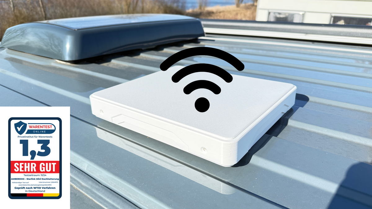 Starlink Mini Halterung für Wohnmobil Dach & Camper Van