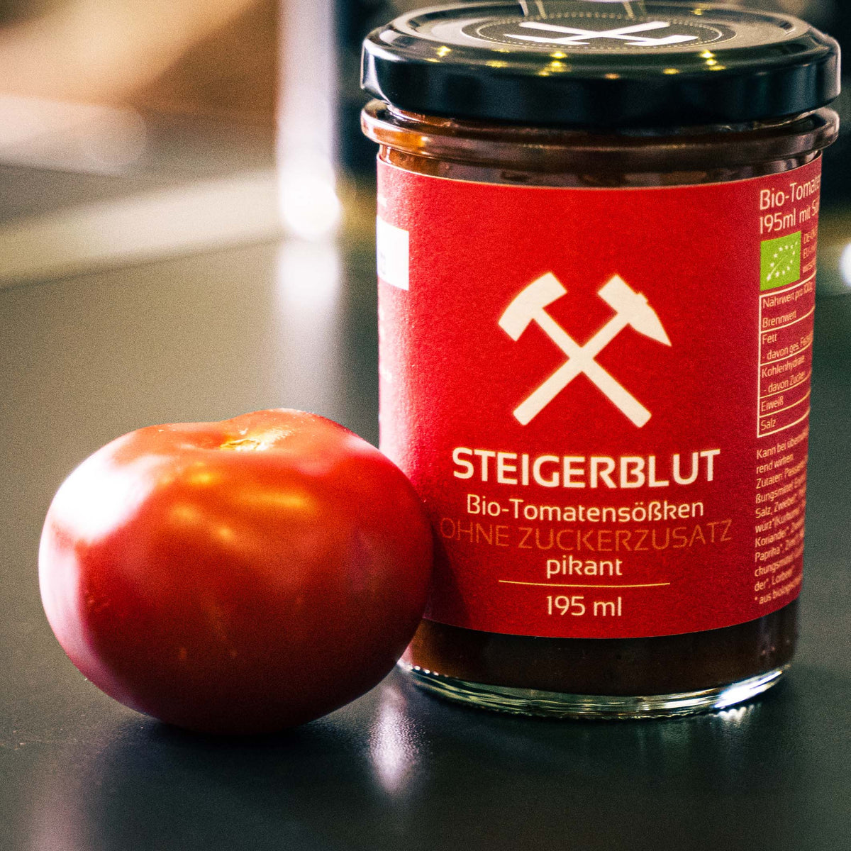 Bio Tomatensauce "Steigerblut" 195ml (DE-ÖKO-037)