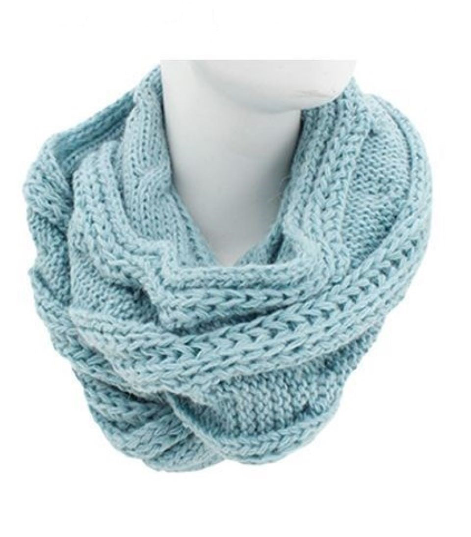 Loop Schal » Winter Damenschal » Strickschal » Damen Schal mit Strickmuster