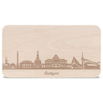 Frühstücksbrettchen Skyline Stuttgart