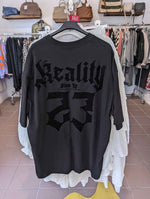 T-Shirt Herren / Unisex Reality 23 Backprint Baumwolle
