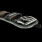 Gewichthebergürtel Leder - Extra Breit - Schwarz - C.P.Sports - T4-5