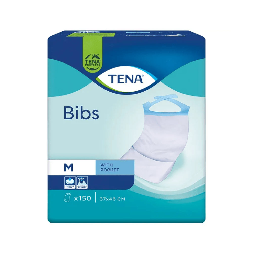 TENA Bibs Einmal-Schutzservietten, Kleidungsschutz